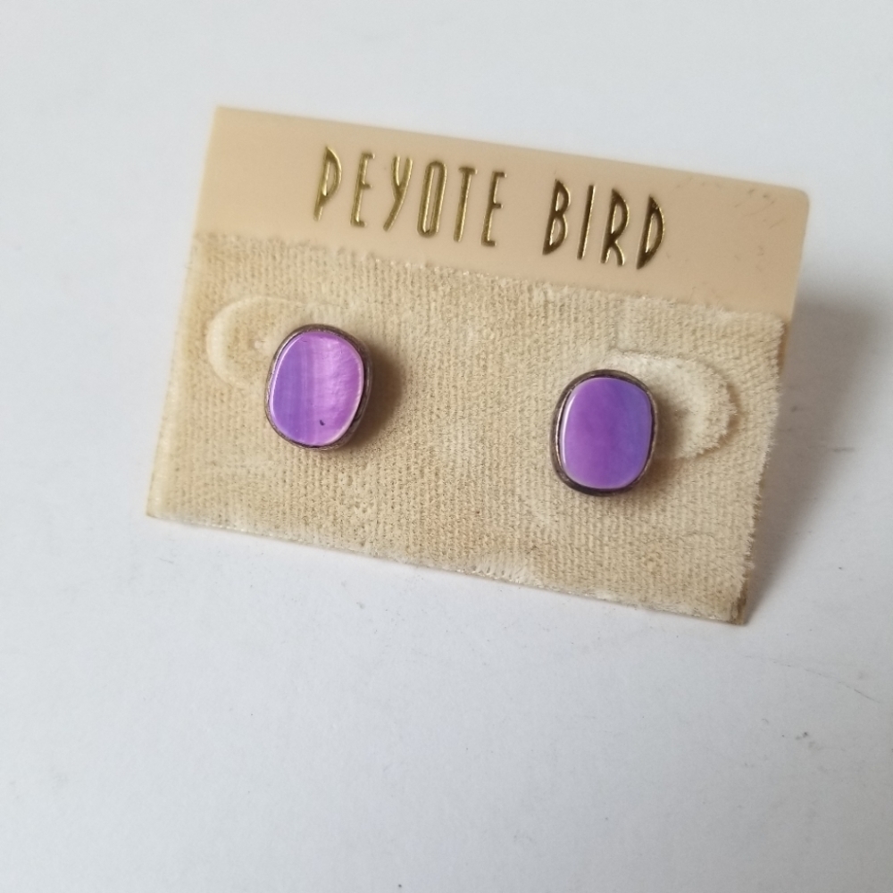 Peyote bird earrings